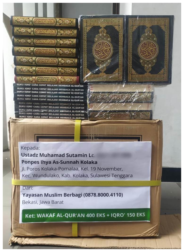 Wakaf Quran Ponpes Ihya Assunnah Kolaka (3)